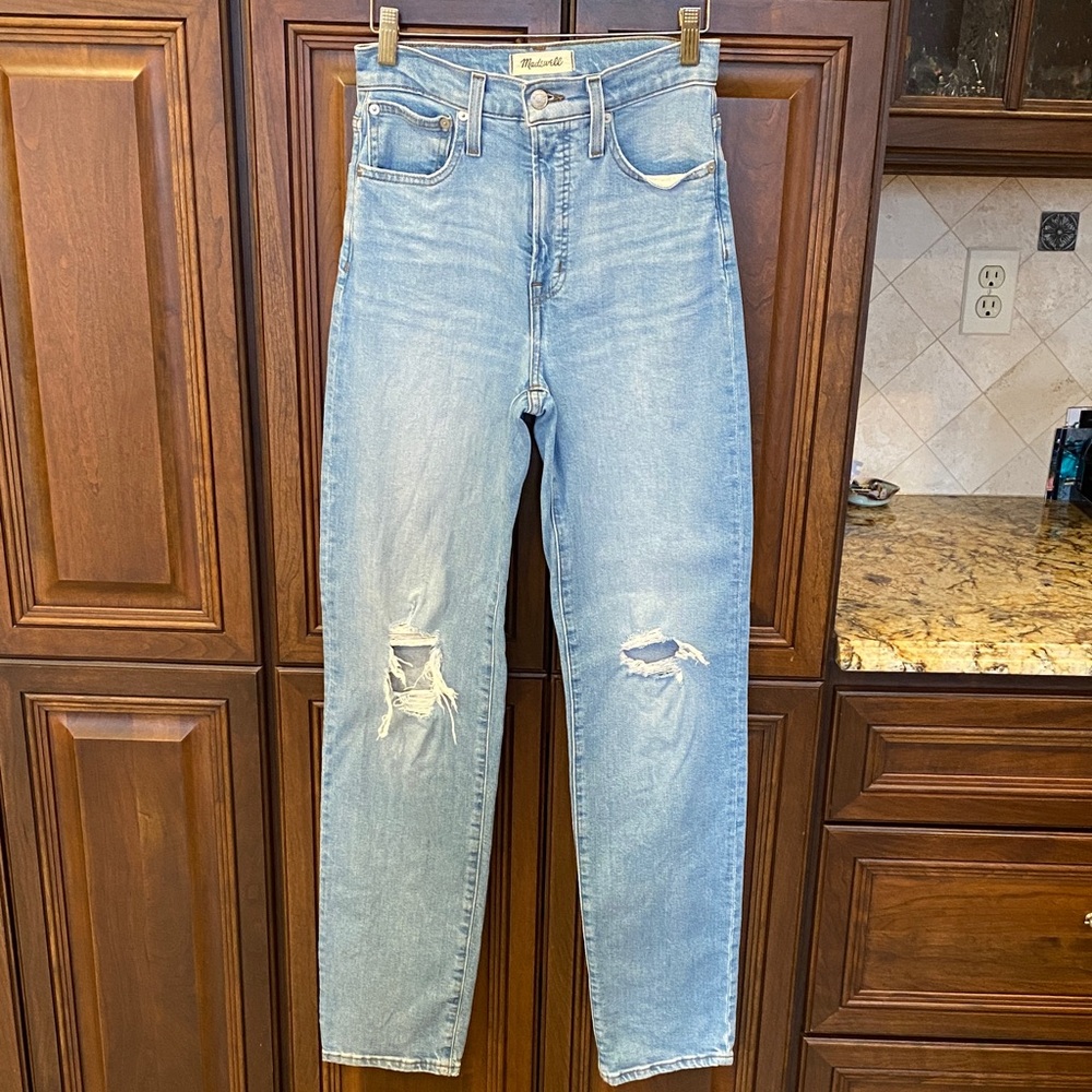 MADEWELL The Perfect Vintage Straight Jean. Size 24T